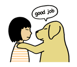 GOLDEN DOG(English ver.) sticker #4169180