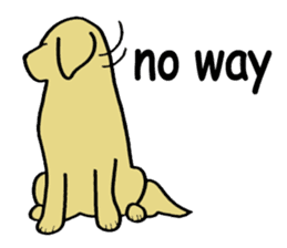 GOLDEN DOG(English ver.) sticker #4169185