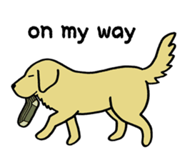 GOLDEN DOG(English ver.) sticker #4169192