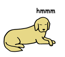 GOLDEN DOG(English ver.) sticker #4169194