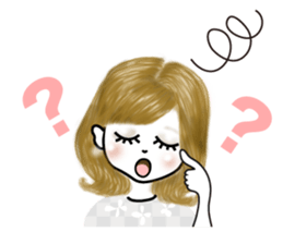 A sticker for women who like fashion 0 sticker #4169523