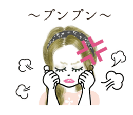 A sticker for women who like fashion 0 sticker #4169558