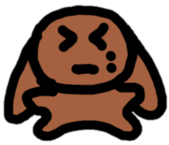 Lop rabbit sticker sticker #4169763