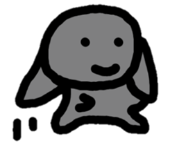 Lop rabbit sticker sticker #4169765