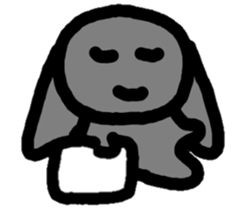 Lop rabbit sticker sticker #4169766