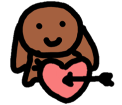 Lop rabbit sticker sticker #4169771