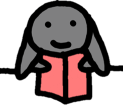 Lop rabbit sticker sticker #4169772