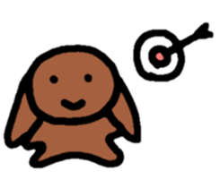 Lop rabbit sticker sticker #4169778