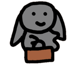 Lop rabbit sticker sticker #4169780