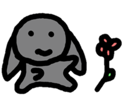 Lop rabbit sticker sticker #4169782