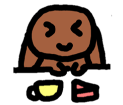 Lop rabbit sticker sticker #4169784