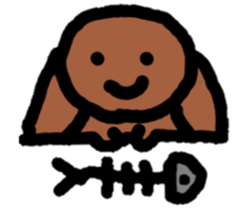 Lop rabbit sticker sticker #4169786