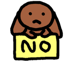 Lop rabbit sticker sticker #4169795