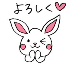 White Rabbit basic set sticker #4169926