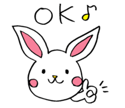 White Rabbit basic set sticker #4169927