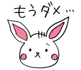 White Rabbit basic set sticker #4169934