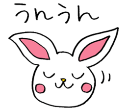 White Rabbit basic set sticker #4169942