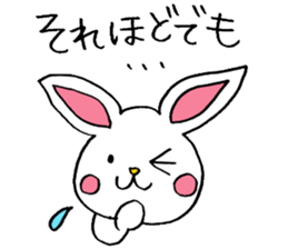 White Rabbit basic set sticker #4169943