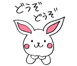 White Rabbit basic set sticker #4169957
