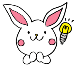 White Rabbit basic set sticker #4169959