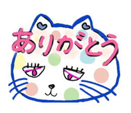 cat's and girls sticker #4170164
