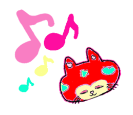 cat's and girls sticker #4170165