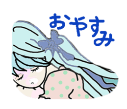 cat's and girls sticker #4170171