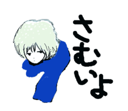 cat's and girls sticker #4170186