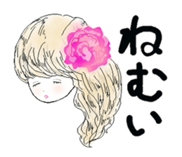 cat's and girls sticker #4170187