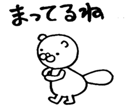 Pillow Sea-otter sticker #4170362