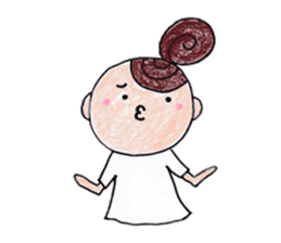 nonnon weather (color pensil version) sticker #4170411