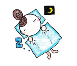 nonnon weather (color pensil version) sticker #4170412