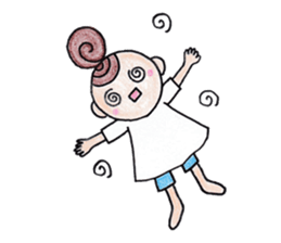 nonnon weather (color pensil version) sticker #4170413