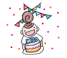 nonnon weather (color pensil version) sticker #4170415