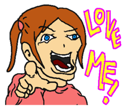 Very cute girl. sticker #4170921