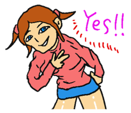 Very cute girl. sticker #4170933