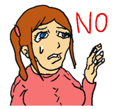 Very cute girl. sticker #4170934