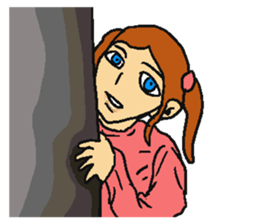 Very cute girl. sticker #4170936