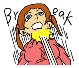 Very cute girl. sticker #4170938