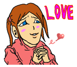 Very cute girl. sticker #4170944