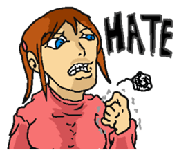 Very cute girl. sticker #4170945