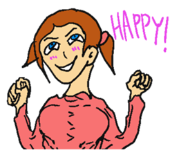 Very cute girl. sticker #4170953