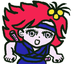 Fu-chan,become ninja. sticker #4171537