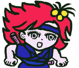 Fu-chan,become ninja. sticker #4171537