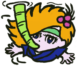 Fu-chan,become ninja. sticker #4171548