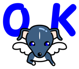 Angel dog RAL sticker #4172402