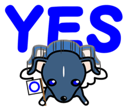 Angel dog RAL sticker #4172403