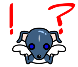 Angel dog RAL sticker #4172409