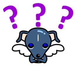 Angel dog RAL sticker #4172410