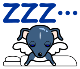 Angel dog RAL sticker #4172413